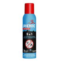 Picnic Extreme 150,0 аэрозоль 5 в 1 от насекомых и клещей