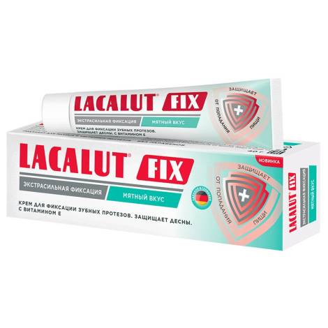 Крем Lacalut Fix 40,0 д/фиксации зубных протезов мятный вкус