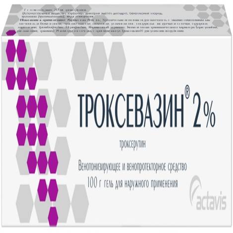 Троксевазин 2% 100,0 гель 