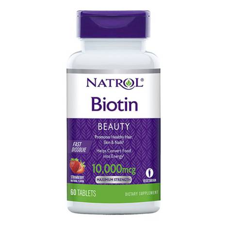 Natrol Биотин 10 000 мкг №60 быстрорастворимых табл.