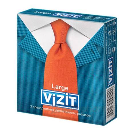 Презерватив Vizit №3 Large 