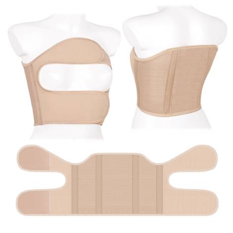 Бандаж ПО-К4 послеоперационный торакальный на грудную клетку женский (85-95) M Бежевый 