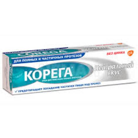 Крем Corega 40,0 д/фиксации зубных протезов нейтральный вкус