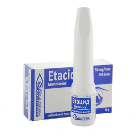 Этацид 50мкг/доза 140 доз 18 г спрей назал. дозир.