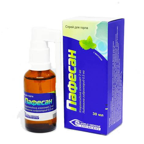 Пафесан 2мг/0,5мл 30,0 спрей ментол