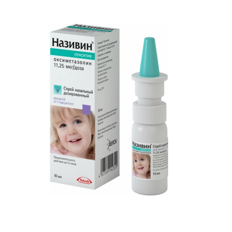Називин сенситив 11,25 мкг/доза 10,0 спрей назальный