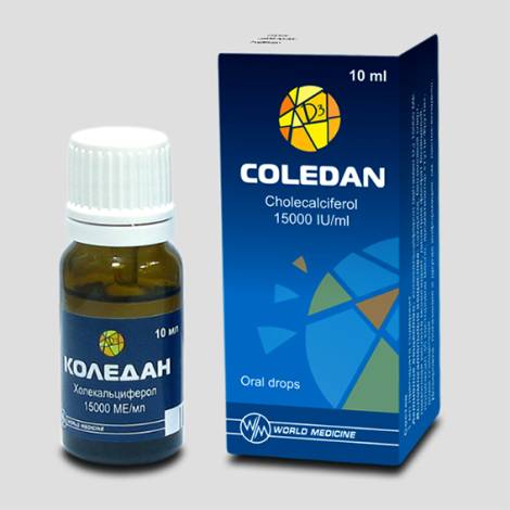 Коледан Д3 15000МЕ/1мл 10мл капли