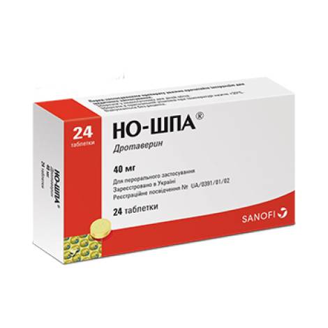 Но-Шпа 40мг №24 табл.