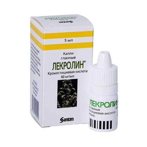 Лекролин 4% 5 мл капли глазные