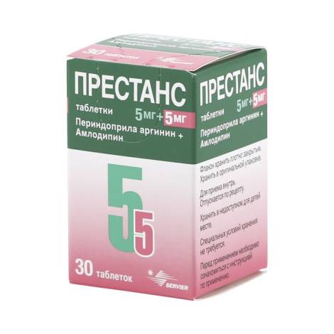 Престанс 5/5мг №30 табл.