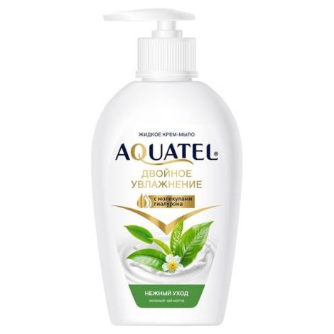 Aquatel Жидкое крем мыло 280,0 зелёный чай
