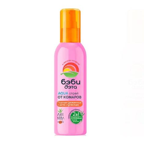 Дэта Бэби 100,0 Aqua спрей от комаров гипоаллергенный для детей с 9 мес. и беременных