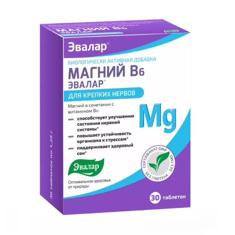 Магний В6 Эвалар №30 табл.
