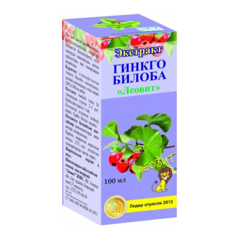 Гинкго Билоба 100 мл экстракт