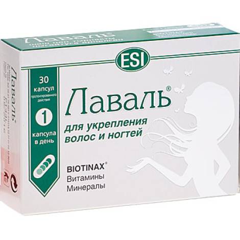 Лаваль-Сэлтфар №30 капс. д/укрепления волос и ногтей