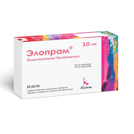 Элопрам 10мг №28 табл.