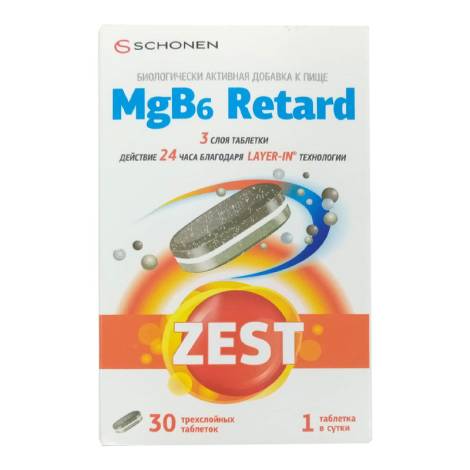 ЗЕСТ Магний В6 Ретард №30 табл.  