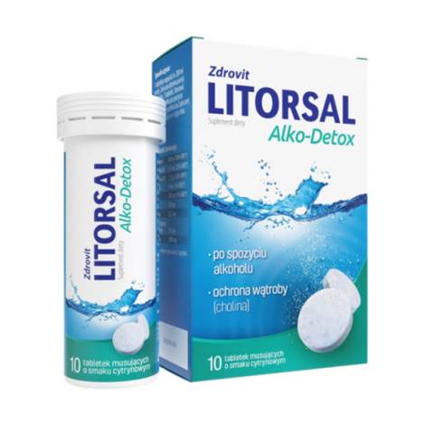 Литорсал Алко-Детокс №10 табл. шипучие лимон