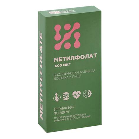 Метилфолат 600мг №30 табл.