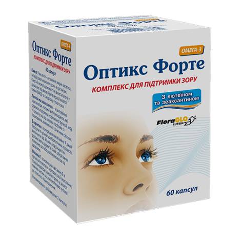Оптикс Форте 750 мг №60 капс.