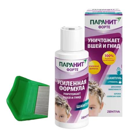 Паранит 200,0 шампунь+гребень 