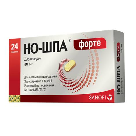Но-Шпа 80мг №24 форте табл.