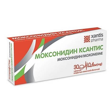 Моксонидин 0,4мг №30 табл.